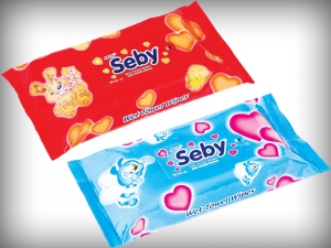 70 Pcs SEBY wet towel wipes